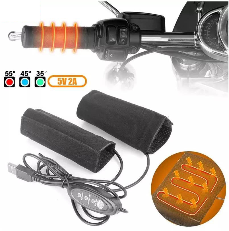 5V 2A Motorcycle Heated Handgr - Handlebar Grip Heated ulasan dan harga