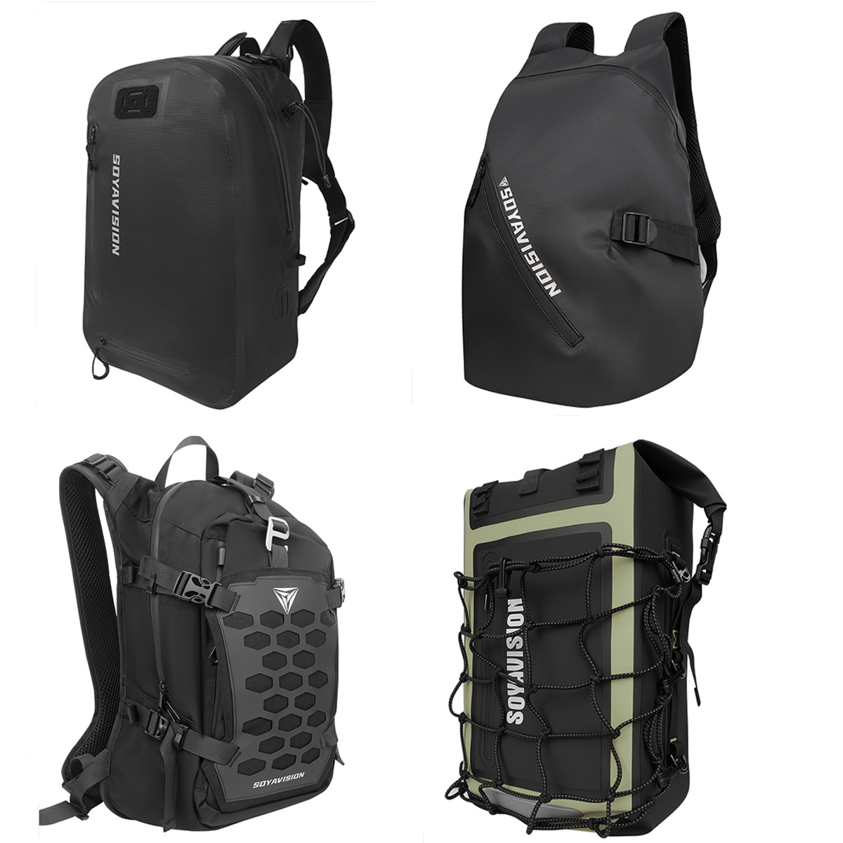 SOYAVISION Riding Helmet Backp - Motorcycle Gear Backpack ulasan dan harga