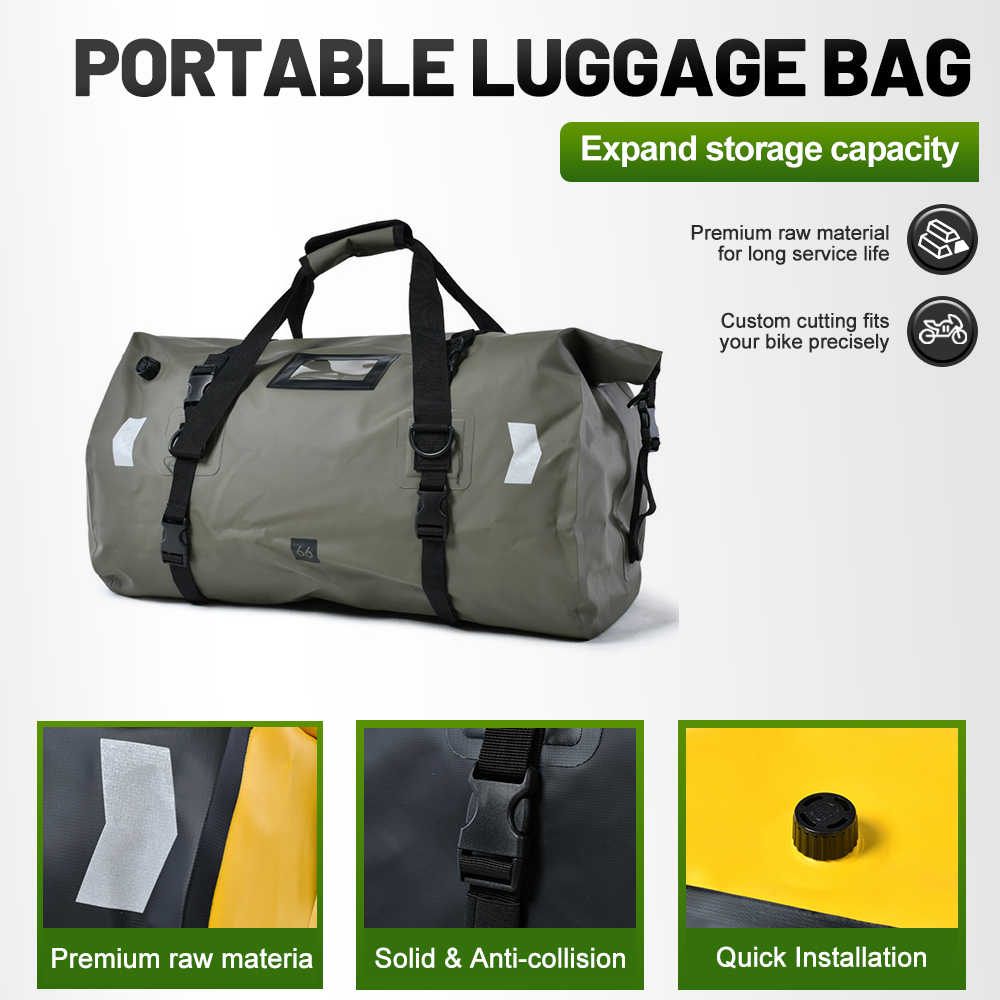 Waterproof PVC Large Capacity  - Motorcycle Gear Backpack ulasan dan harga