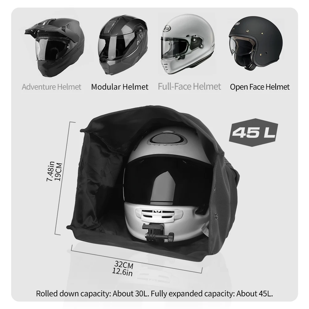 Rhinowalk Motorcycle Helmet Ba - Motorcycle Gear Backpack ulasan dan harga